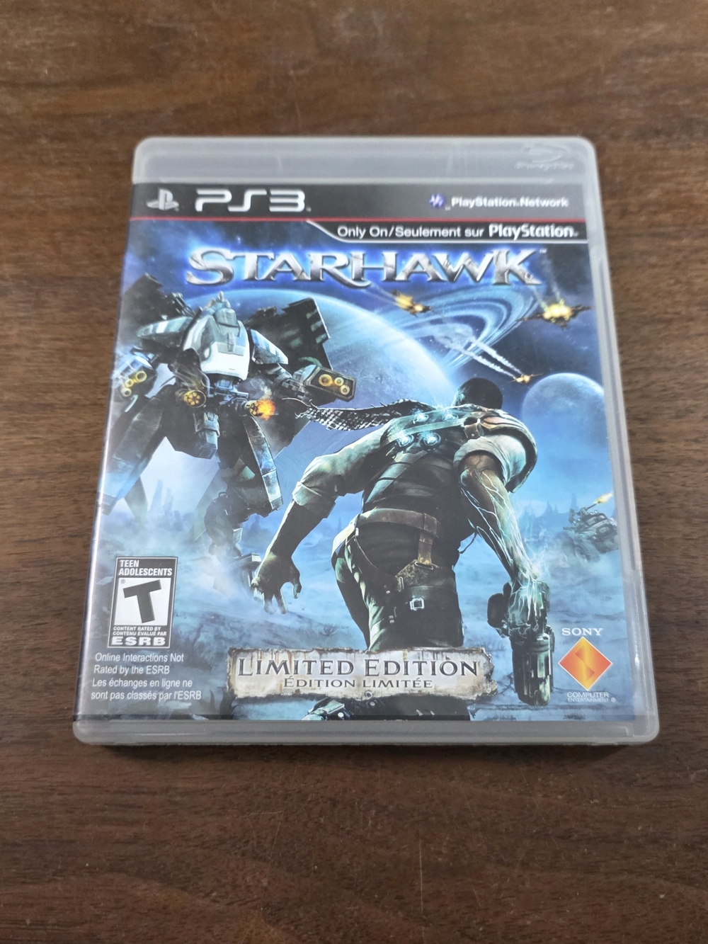Sony PS3 Starhawk Limited Edition Game CIB